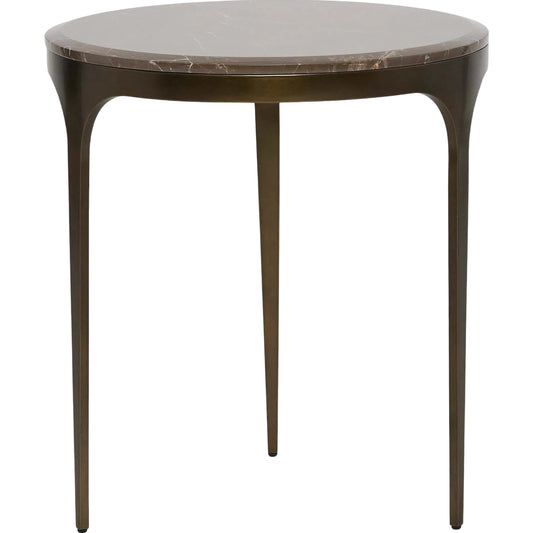 Camilla Side Table by Interlude Home. Made from stainless steel, marble in a unique style.