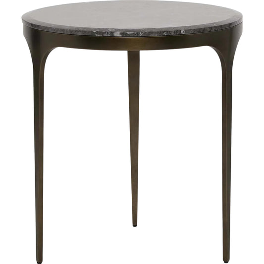 Camilla Side Table by Interlude Home. Made from stainless steel, marble in a unique style.