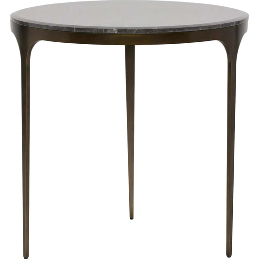 Camilla Large Side Table by Interlude Home. Made from stainless steel, marble in a unique style.