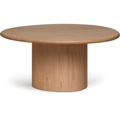 Tinsley Dining Table by Interlude Home in husk. Made from wood in a transitional style.