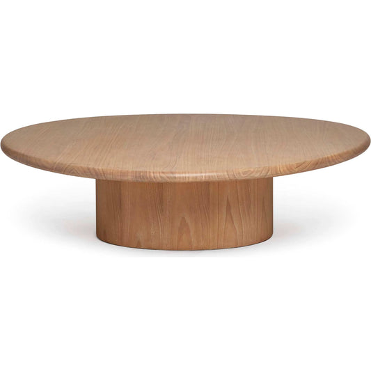 Tinsley Large Cocktail Table by Interlude Home in husk. Made from wood in a unique style.