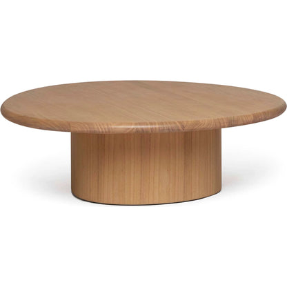 Tinsley Cocktail Table by Interlude Home in husk. Made from wood in a transitional style.