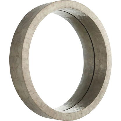 Triton Round Mirror by Cyan Design. Made from capiz, wood, mirrored glass in a modern style.