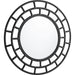 Comoros Mirror by Cyan Design. Made from rattan, wood, mirrored glass in a modern style.