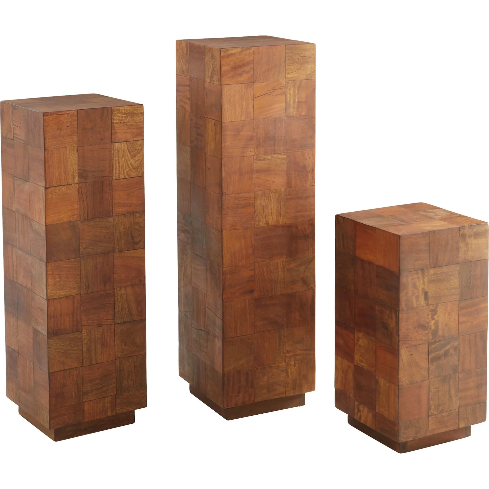 Halma Pedestal by Cyan Design in oak. Made from unique in a modern style.