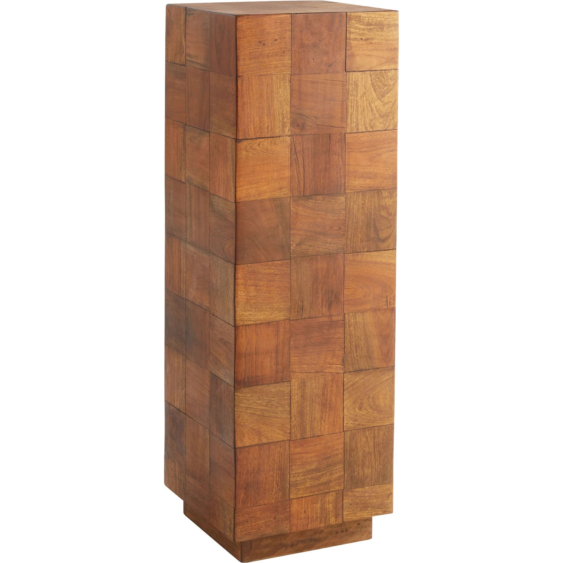 Halma Pedestal by Cyan Design in oak. Made from unique in a modern style.