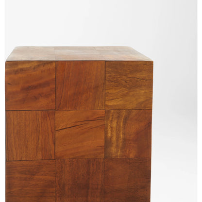 Halma Pedestal by Cyan Design in oak. Made from unique in a modern style.