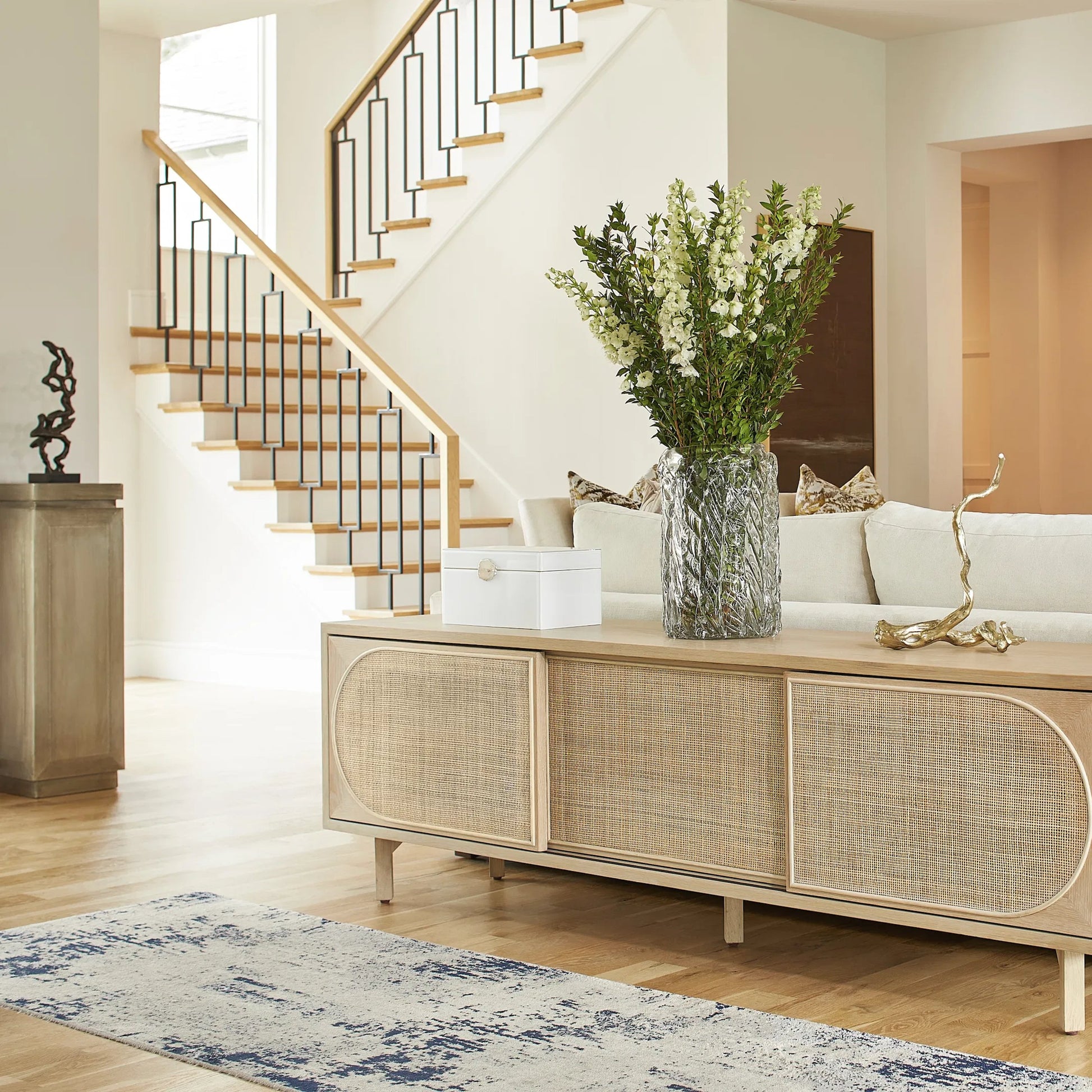 Anatolia Pedestal by Cyan Design. Made from metal in a transitional style.