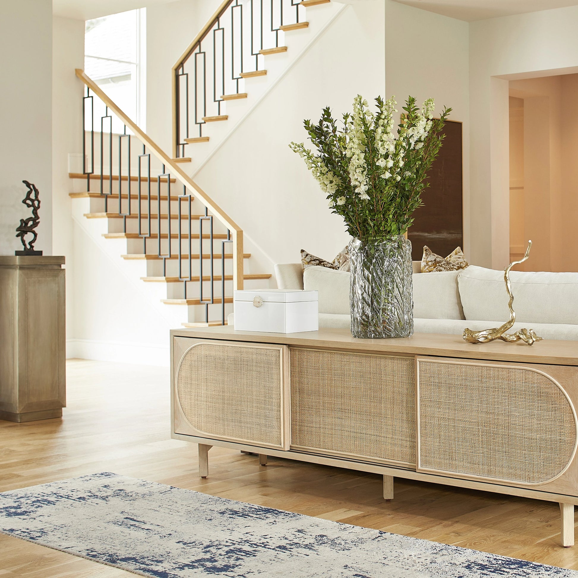 Anatolia Pedestal by Cyan Design. Made from metal in a transitional style.