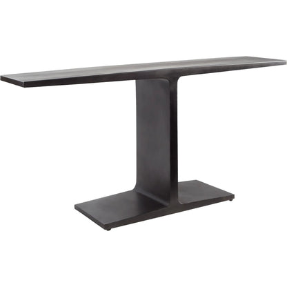 Anvil Console Table by Cyan Design in black. Made from iron in a modern style.
