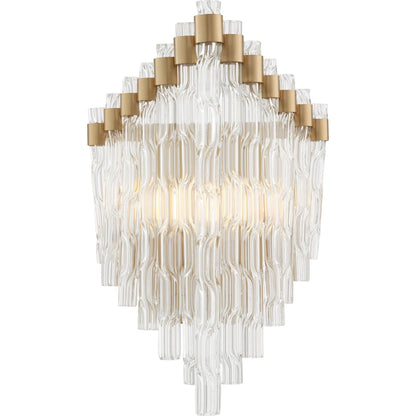 Noble Wall Sconce by Cyan Design in aged brass. Made from unique in a modern style.