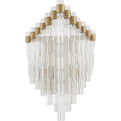 Noble Wall Sconce by Cyan Design in aged brass. Made from unique in a modern style.
