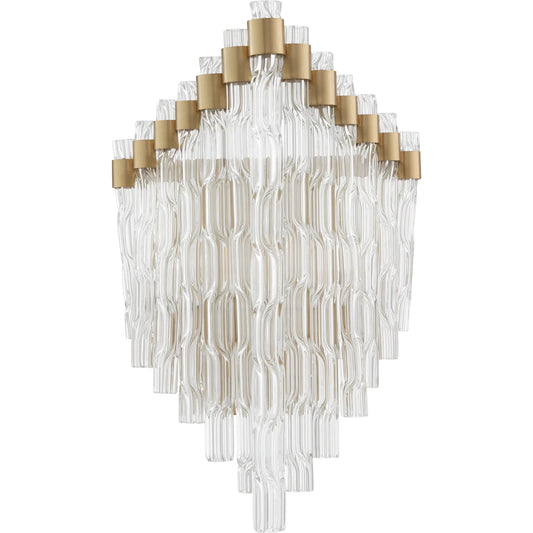 Noble Wall Sconce by Cyan Design in aged brass. Made from unique in a modern style.