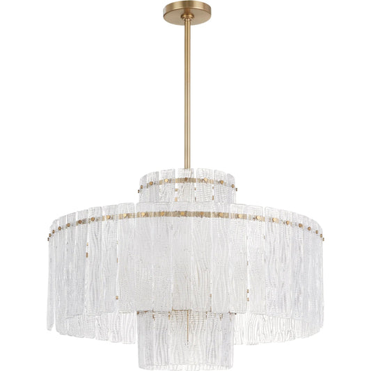 Othello 9 Light Chandelier by Cyan Design in aged brass. Made from unique in a modern style.