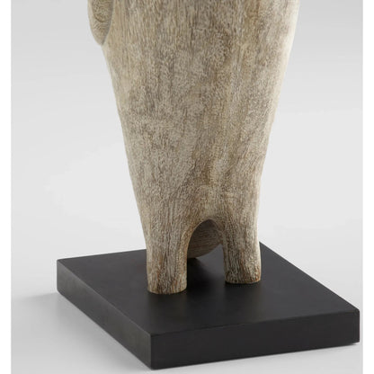 Penguin Sculpture by Cyan Design in grey patina. Made from unique in a modern style.