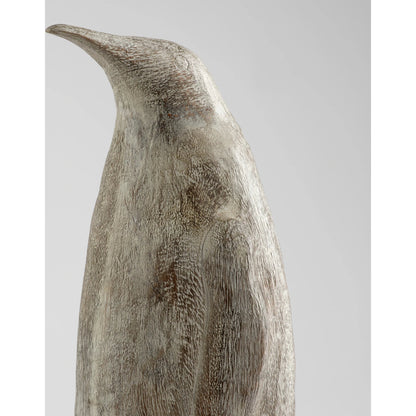 Penguin Sculpture by Cyan Design in grey patina. Made from unique in a modern style.