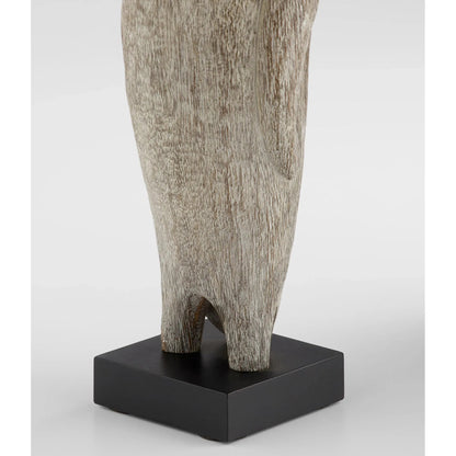 Penguin Sculpture by Cyan Design in grey patina. Made from unique in a modern style.