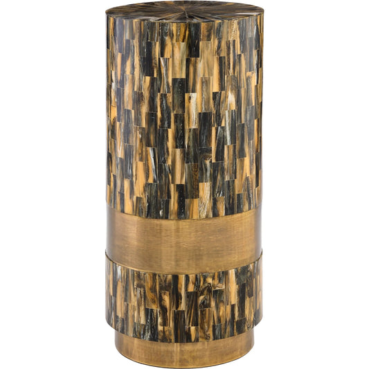 Cairo Side Table by Cyan Design in faux horn. Made from unique in a modern style.