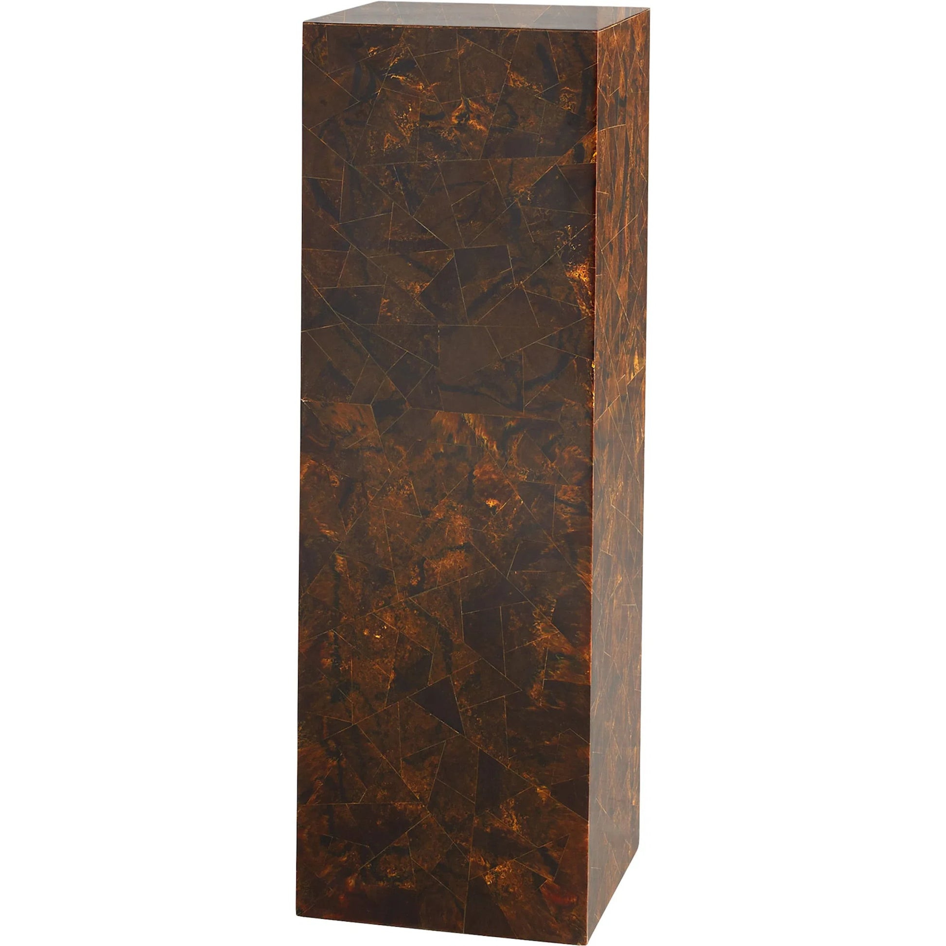Taurus Pedestal by Cyan Design in faux horn. Made from mdf in a modern style.