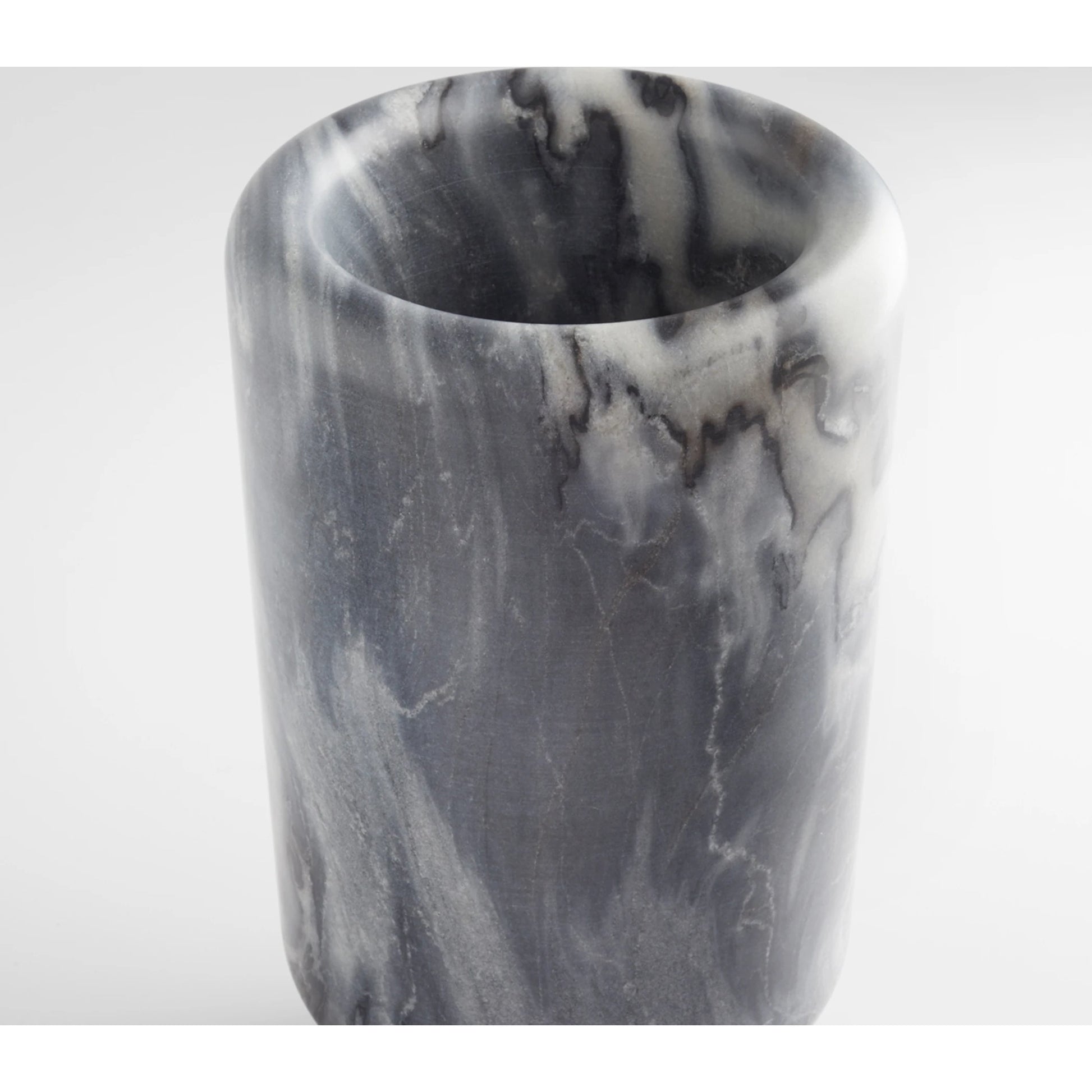 Roma Vase by Cyan Design in antique brass, grey marble. Made from unique in a modern style.