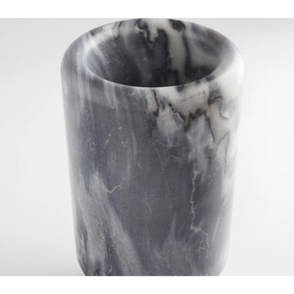 Roma Vase by Cyan Design in antique brass, grey marble. Made from unique in a modern style.