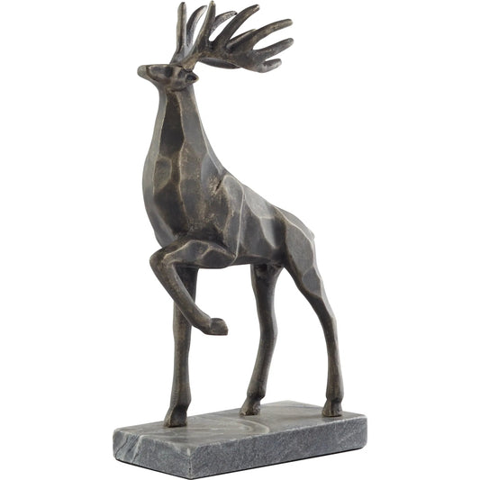 Hirco Sculpture by Cyan Design in antique pewter. Made from unique in a modern style.