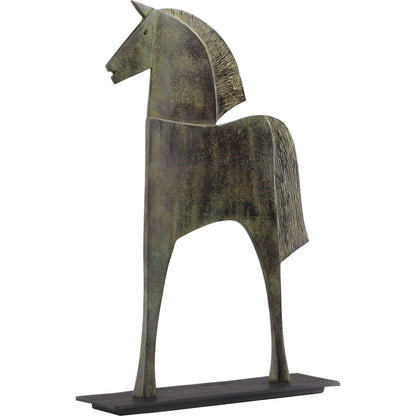 Etruscan Steed by Cyan Design in verdigris. Made from unique in a modern style.