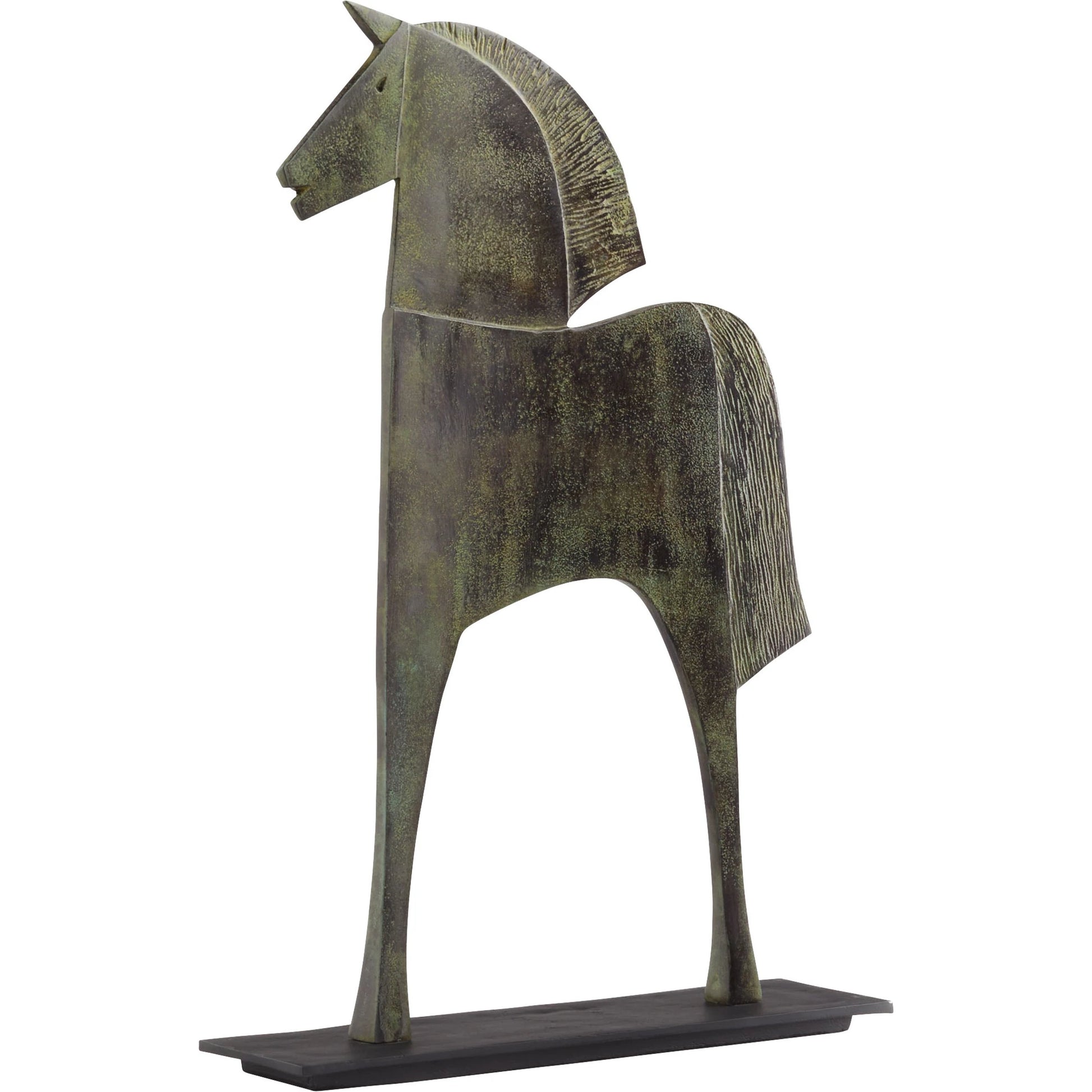 Etruscan Steed by Cyan Design in verdigris. Made from unique in a modern style.