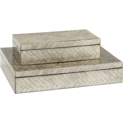 Triton Rectangle Box by Cyan Design. Made from unique in a transitional style.