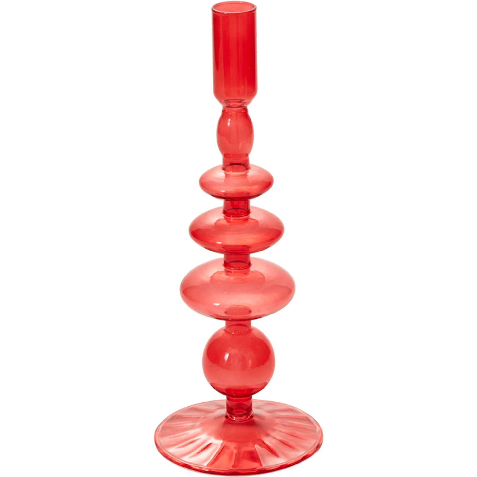 Wizard Candlestick by Accent Decor in green. Made from glass in a eclectic & global style.