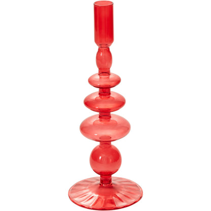 Wizard Candlestick by Accent Decor in green. Made from glass in a eclectic & global style.