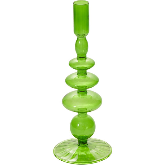 Wizard Candlestick by Accent Decor. Made from glass in a unique style.