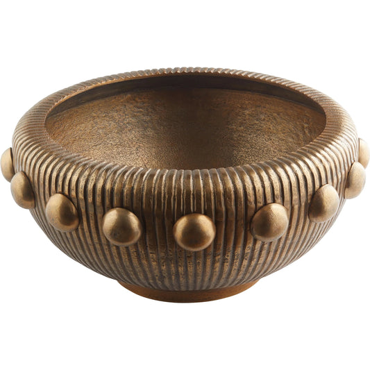 Batten Bowl by Cyan Design. Made from cast aluminum in a modern style.