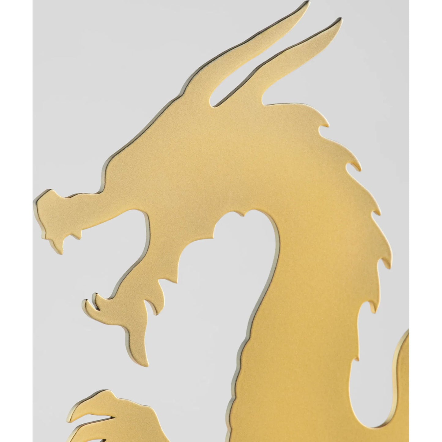 006 SI-2130406 | Closeup | Haku Dragon by Cyan Design in gold. Made from unique in a modern style.