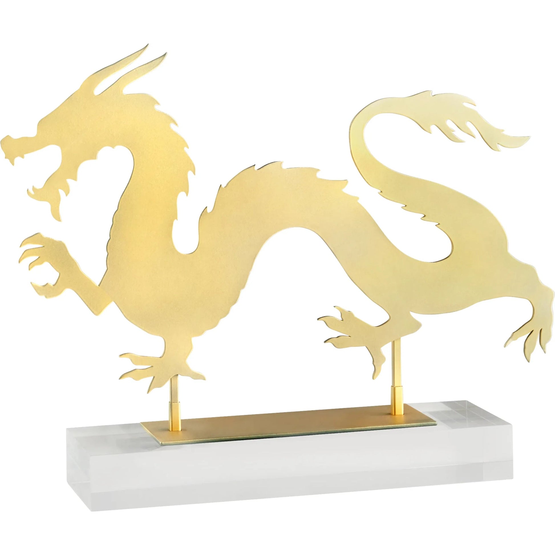 Haku Dragon by Cyan Design in gold. Made from unique in a modern style.