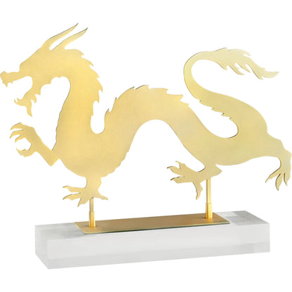 Haku Dragon by Cyan Design in gold. Made from unique in a modern style.