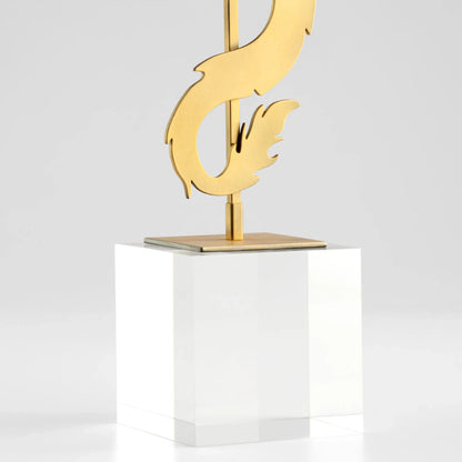 Haku Dragon by Cyan Design in gold. Made from unique in a modern style.