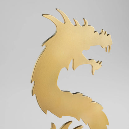 Haku Dragon by Cyan Design in gold. Made from unique in a modern style.