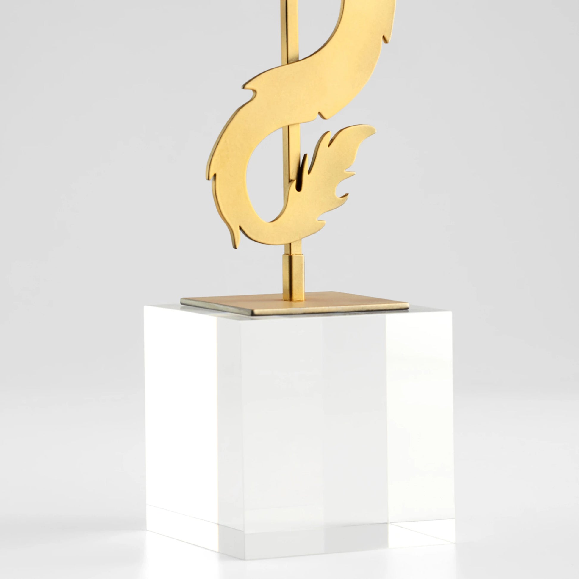 Haku Dragon by Cyan Design in gold. Made from unique in a modern style.