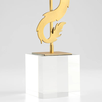 Haku Dragon by Cyan Design in gold. Made from unique in a modern style.