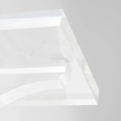 Glacier Wall Shelf by Cyan Design in clear. Made from unique in a modern style.
