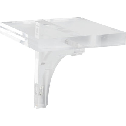 Glacier Wall Shelf by Cyan Design in clear. Made from unique in a modern style.