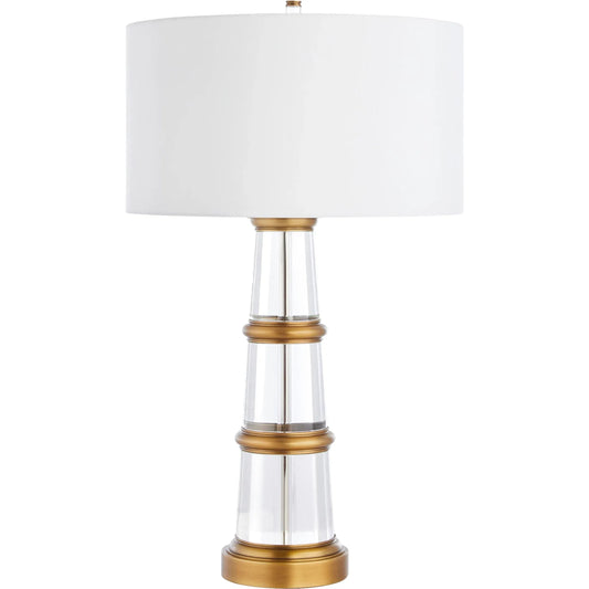 Bellamy Table Lamp by Cyan Design in crystal, brass. Made from unique in a modern style.