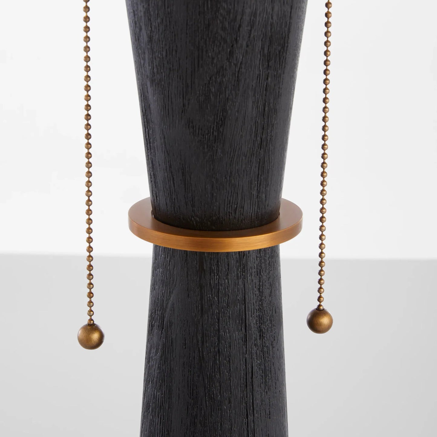 003 SI-2130479 | Closeup | Wright Table Lamp by Cyan Design in black, brass. Made from unique in a modern style.