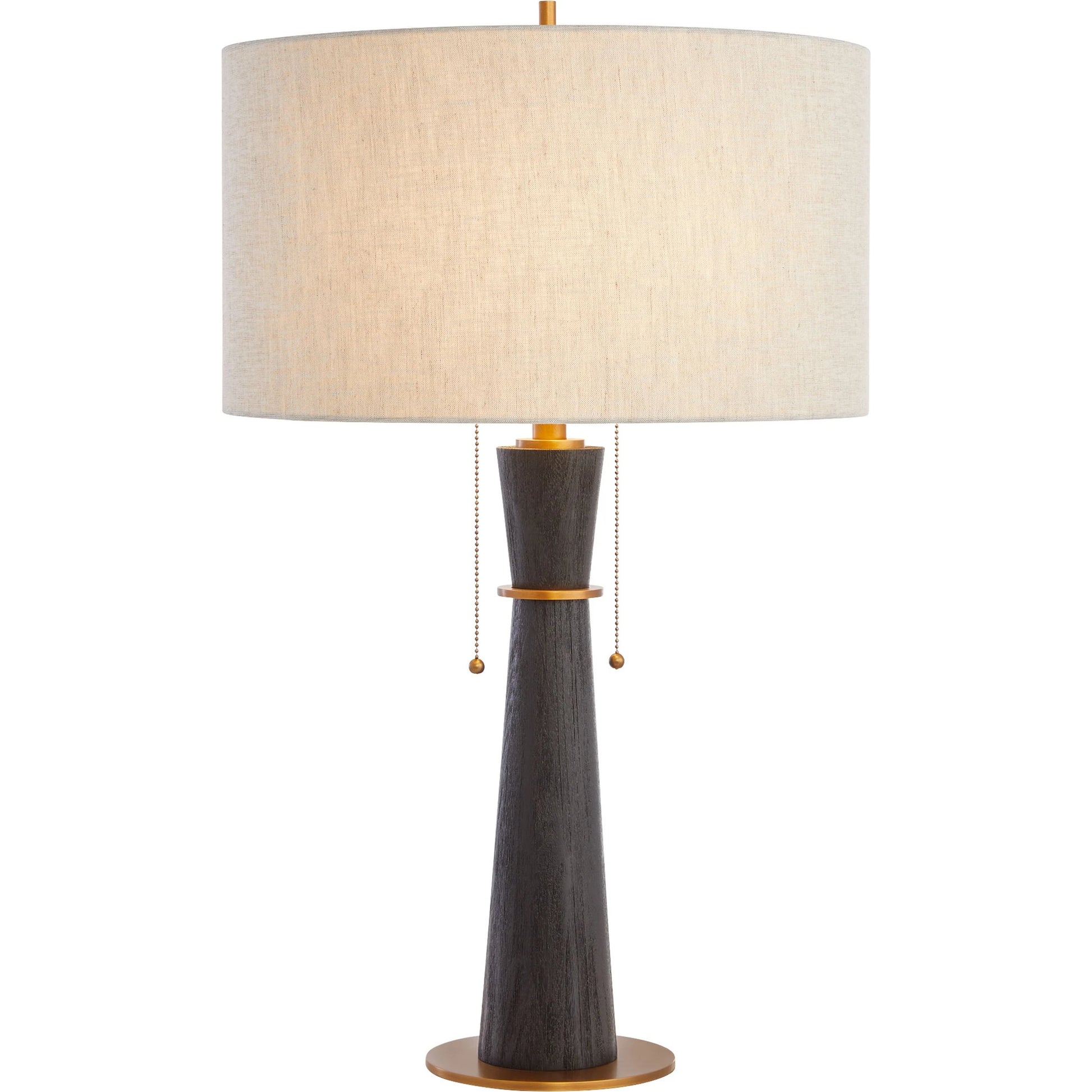 Wright Table Lamp by Cyan Design in black, brass. Made from unique in a modern style.