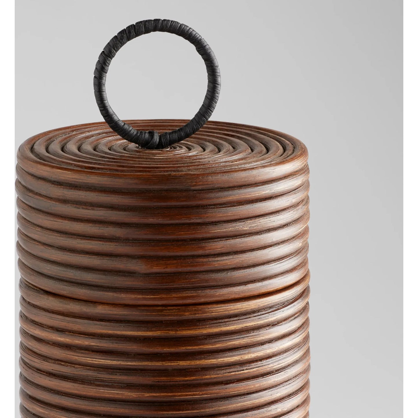 015 SI-2130429 | Closeup | Papeete Canister by Cyan Design in brown. Made from unique in a modern style.