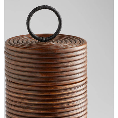 Papeete Canister by Cyan Design in brown. Made from unique in a modern style.