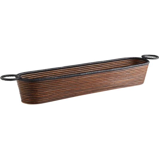 Papeete Vessel by Cyan Design in brown. Made from unique in a modern style.