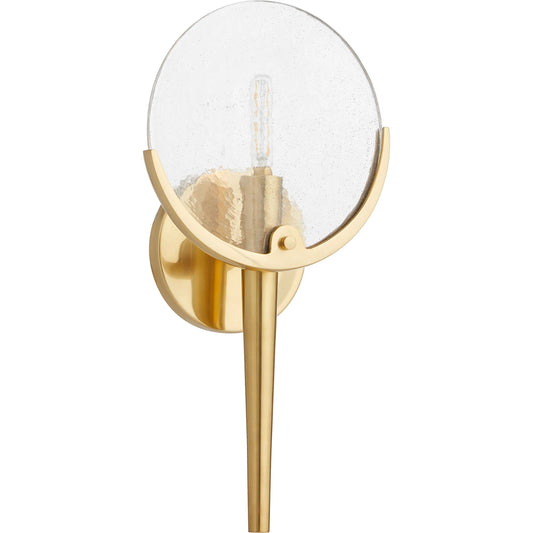 Alton Wall Sconce by Cyan Design in aged brass. Made from iron, glass in a unique style.