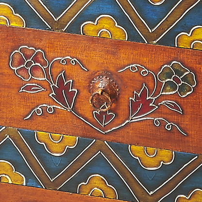 Hand Painted Accent Chest by Butler Specialty Company in assorted and artifacts. Made from wood, wood products, fossil stone veneers in a eclectic & global style.